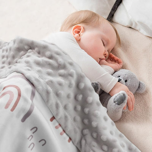 Soarwg Kids Baby Blankets Unisex Newborn Thick, Super Soft Comfy Rainbow Blankets, for Toddler Baby Nursery Bed Blanket Stroller Crib Shower Gifts...
