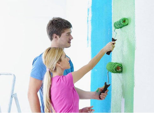 4 inch 16PCS Paint Roller Cover Set,Wall Painting Roller Naps for Professional or Home Owners with All Paints and Stains for House or Commercial U...