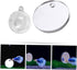 1 Set Acrylic Betta Training Mirror Round Mirrors Double Sided Mirror Fish Aquarium Decoration Betta Training Exercise Fighting Fish Mirror Floati...
