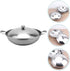 Ciieeo Shabu Shabu Hot Pot Pot Stainless Steel Dry Pot Camping Stove Stock Cooking Pot Seafood Pot Alcohol Stove Pan Noodle Ramen Pot Chef Wok wit...