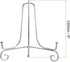 uxcell Plate Stand for Display, 5 Inch 2Pcs Iron Decorative Plate Holder Metal Easel Folding Display Stand for Photo Picture Frame, Silver...