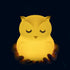Owl Night Light Baby Bedside Lamp Child, Silicone Nursery Lamp for Breastfeeding Bedroom Mood Lights, Eye Caring, Adjustable Brightness & Color, T...