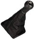 PAKCEEINC Black/Silver Gear Knob Shift Boot No Base Frame 5 Speed for VW Golf Jetta Bora MK4 (Black)...