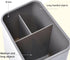 Utensil Holder, Kitchen Utensil Organizer Sponge Holder, Kitchen Sink Caddy with Drain Tray for Chopsticks, Spoon, Fork, Brush (Gray)...