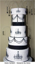 Designer Stencils Chandelier Stencil Set Cake and Cookie Stencils, Beige/Semi-Transparent, 2.5", 3.5", 5"...
