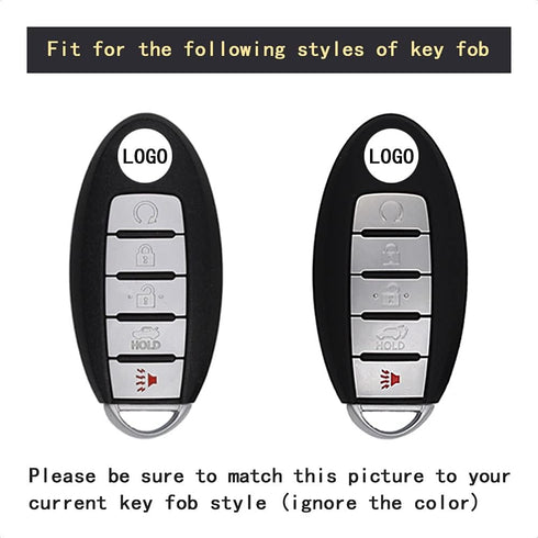 TANGSEN Smart Key Fob Case Cover Compatible with Infiniti JX35 Q50 Q60 QX56 QX60 QX80 for Nissan Altima Armada Maxima Murano Pathfinder Rogue 5 Bu...