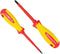 MichaelPro 2-Piece VDE Insulated Electricians Screwdrivers Set, Professional Phillips and Slotted Screwdrivers with Magnetic Tips, CR-MO Steel | M...