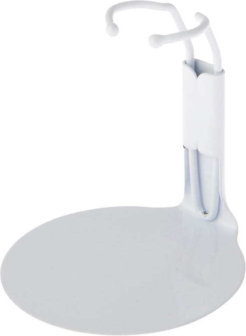 Plymor DSP-20W White Adjustable Action Figure Stand, fits 3.75 and 4 inch Action Figures, Waist is 0.75 to 1 inches wide, 2.5 to 3 inches around...