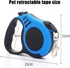 Chyix Pet Walking Leash with Anti-Slip Handle, Tangle-Free, Quick Lock, Pause and Unlock Buttons - Easy Roll-On with Your Thumb only, Suitable for...