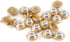 Matte Gold Faux Pearl Sewing Shank Buttons 20 Pcs - 18mm, 23/32"...