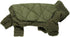 Fitwarm Dog Argyle Puffer Pajamas, Turtleneck Dog Clothes for Small Dogs Girl Boy, Pet Onesie with Feet, Fuzzy Cat Outfit, Olive Green, XXL...