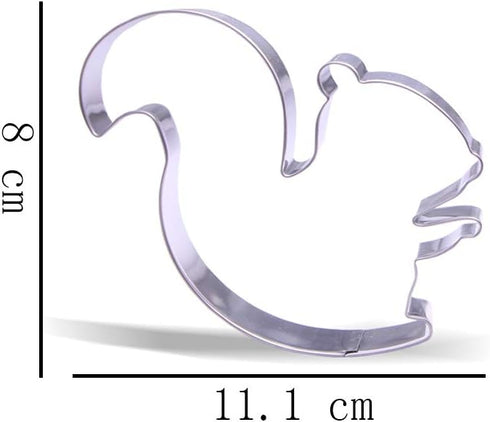 4.4 inch Squirrel Cookie Cutter - Stainless Steel...