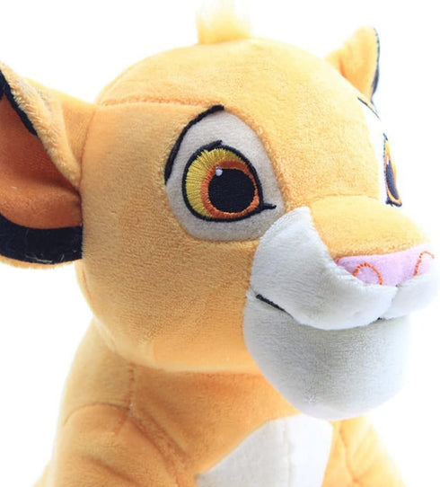 SecretCastle Lion Plush Baby Lion Toys Lifelike Lion Animal Stuffed for Kids,Family Chirstmas Gifts 28 cm Height with Embroidered Details (Yellow ...