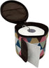 Olve Toilet Paper Holder Roll-Tissue Dispenser Cat Proof Roll Paper Cover Portable and Foldable Storage Bag for Camping Outdoor Tent Home Office (...