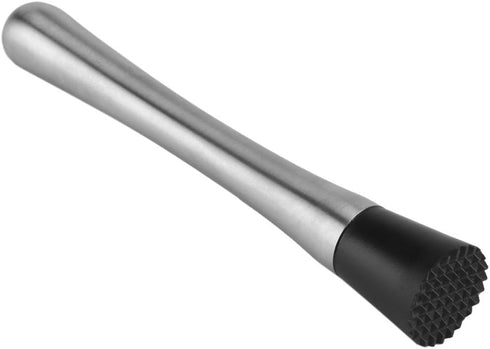 Fdit Cocktail Muddler Stainless Steel Bar Stick Mojito Masher Fruit Mixer Ideal Bartender Tool Barware...