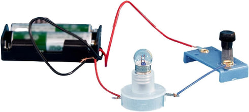 Electrical Circuit Experiment Kit, Small Bulb Lights Up Kit Basic Physic Science Playset Educational STEM Kit A OneSize Science Kits and Toys Flas...