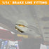 3/8 Inch-24 Threads Brake Line Fittings Assortment for 3/16 Inch Tube set of 2(8 Unions, 16 Nuts)...
