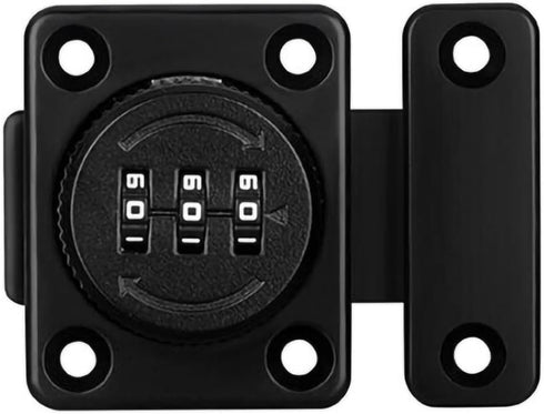 Combination Lock with Passcode 3 Digit Zinc Alloy Material Keyless Entry Rotating Bolt Ideal for Your Personal Belongings Like Suitcases Storage L...