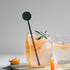 7 Inches Cocktail Swizzle Stick - Disc Top Drink Stirrers Plastic Coffee Whiskey Stirrers Pack of 50 (Black)...