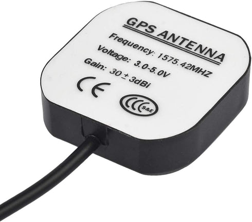 Bingfu Waterproof Active GPS Navigation Antenna Adhesive Mount SMA Male GPS Antenna with 15cm 6 inch RG178 Coaxial Pigtail Cable for GPS Module Re...