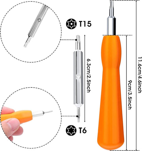 Doorbell Screwdriver Replacement,Double-Ended Screwdriver for Doorbell Replacement Bit Fit for All Doorbells Include Video Doorbell, Video Doorbel...