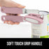 The Original Gorilla Grip Heavy Duty Stainless Steel Smooth Edge Manual Hand Held Can Opener With Soft Touch Handle, Rust Proof Oversized Handheld...