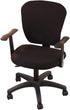 Computer Office Chair Cover - Split Protective & Stretchable Cloth Polyester Universal Desk Task Chair Chair Covers Stretch Rotating Chair Slipcov...