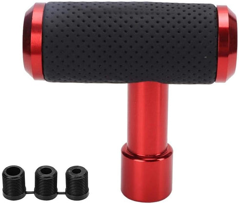 Car Shift Knob, Car Shift Gear Knob T Shaped Universal Manual/Automatic Gear Shifter Knob Replacement Part (Red)...