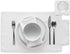 MY DRAP Washable and Reuseable Cloth Placemat - 17.7 x 12.6 in (12 Per Roll, Cotton Cream)...