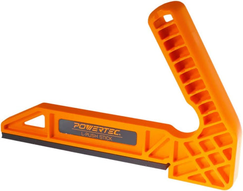 POWERTEC Deluxe Push Stick Fits Table Saws, Router Tables, Band Saws & Jointers. Ergonomic Handles Safety Push Tool for Wood working and Hand Prot...