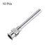 10pcs 10Gauge Stainless Steel Dispensing Needles, 1" All Metal Glue Needle Tube Blunt Tips Luer Lock for Thick Liquids, Ink, Glue, Lab Use...