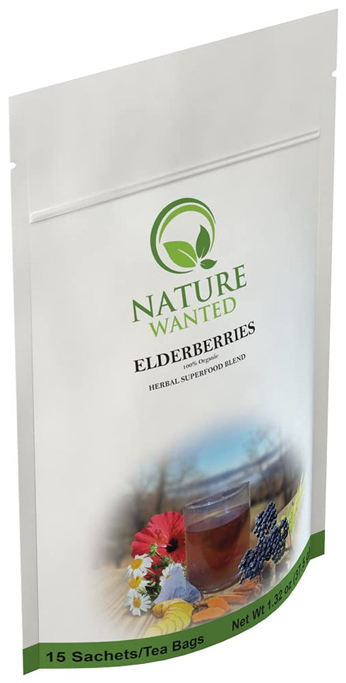 Elderberry Herbal Superfood Blend Tea...