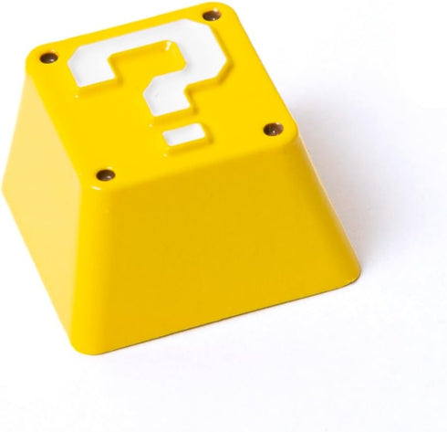 Question Block Keycap for Mechanical Gaming Keyboard Cherry MX Profile, ESC R4 Height- Metal...