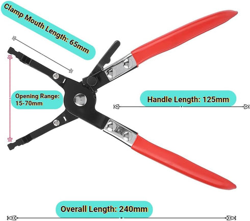 KIMISS Electrical Disconnect Pliers, Metal Soldering Plier Multi Function Wire Welding Clamp Pick Up Aid Tool For Automobile Maintenance Repairing...