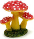 3pcs Mini Mushroom Figurines Lawn Garden Cute Micro Decoration Statues Figurines for Garden Ornaments Plant Pots Bonsai Landscape Model Ornaments ...