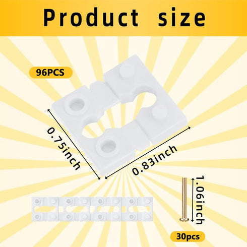 96 Pcs Switch and Receptacle Spacer for Loose Outlet Plug Fix - Outlet Spacers for Electrical Box - Electrical Extender Outlet Shims Light Switch ...