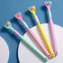 1pcs Random Color Three-Sided Soft Hair Toothbrush,Toothbrush Medium,Effective Wrap-Around Design,Deeply and Thoroughly To Clean Teeth and Gums,Ma...