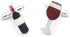 Red Wine Bottle & Glass Cuff Links Quality Brass Material Drink Design Cufflinks with Gift Box...
