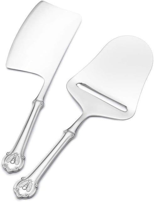 Wallace Napoleon Bee 2-Piece 18/10 Stainless Steel Cheese Set,Silver...