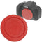 Fotodiox Red Designer Body Cap Compatible with Canon EF and EF-S Mount Cameras...