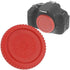 Fotodiox Red Designer Body Cap Compatible with Canon EF and EF-S Mount Cameras...