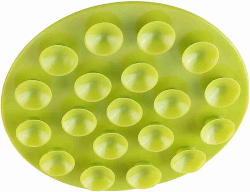 (Pack of 1) Children's Tableware Sucker Baby Kids Magic Suction Mat Portable Double-Sided Suckers Anti-Slip Plate Bowl Cutlery Placemat(Green)...