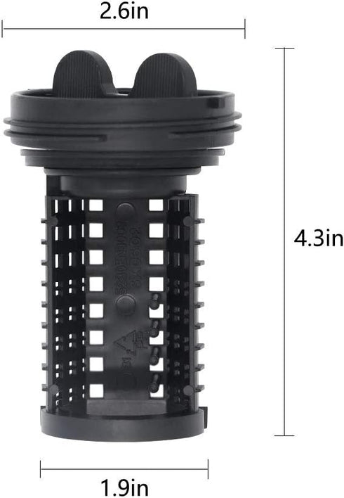 AMI PARTS 383EER2001A Washer Drain Pump Filter/Trap Washer Drain Pump Replaces AP4440367 383EER2001F