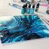 Alcohol Ink Blending Solution (4-Ounce), Pixiss Alcohol Ink Blending Solution Tools, Pixiss Needle Tip Applicator and Refill Bottles and Funnel - ...