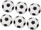 Pssopp Mini Soccer Decoration, 10Pcs Floating Fish Soccer Decoration Aquarium Decor Ball Toy for Kids Party Aquarium Decor Floating Device L...