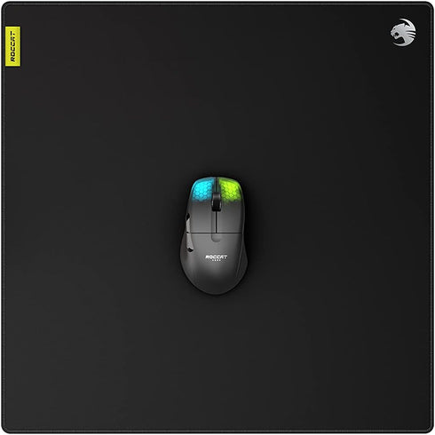 ROCCAT Sense Pro Square PC Gaming Mousepad, Non Slip Rubber Back, Speed Military-Grade Fabric with Low-Profile Stitched Edges, Durable Computer De...