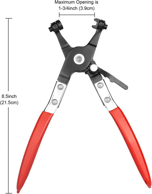 Hose Clamp Pliers? Hose Clamp Tool For Removing And Installing Pipe Clamps, Can Be Used For Automotive Repair, Small Engine Repair, Home Plumbing ...