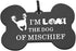 ENSIANTH Funny Dog Collar Tags Dog of Mischief Gift Dog Owner Gift Dog Lover Gift Pet Owner Gift Pet Collar Tags (Dog of Mischief)...