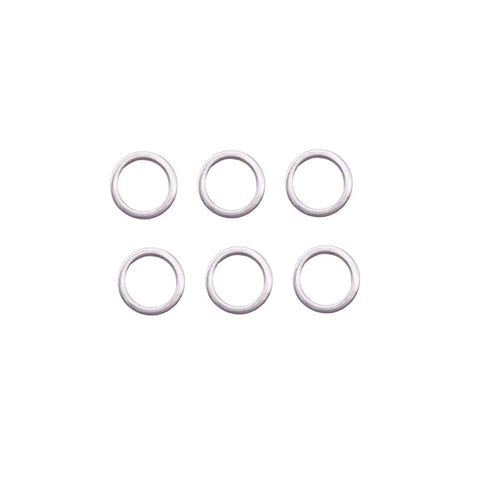 6 Pcs 90430-14M09-00 90430-14228-00 Engine Oil Drain Plug Gasket for Yamaha Outboard F100 F115 F150 F15...