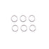 6 Pcs 90430-14M09-00 90430-14228-00 Engine Oil Drain Plug Gasket for Yamaha Outboard F100 F115 F150 F15...